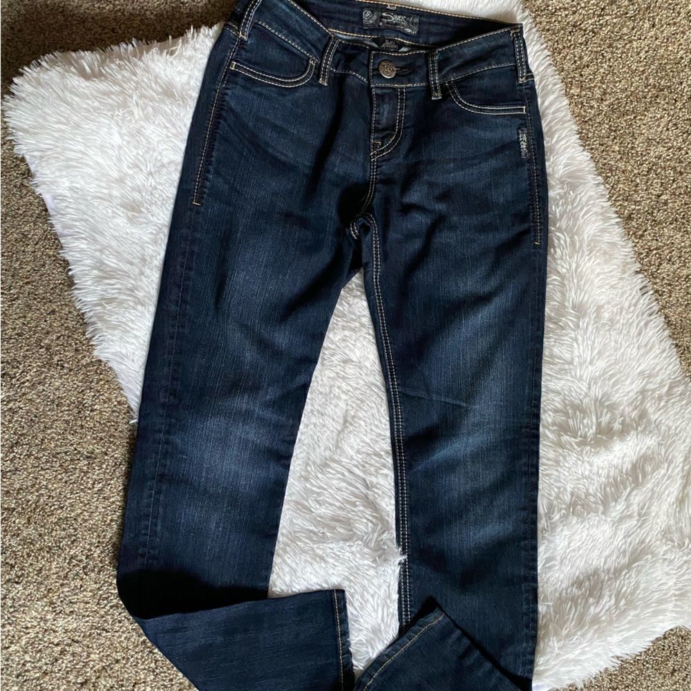Silver Suki Jegging Jeans Blue Women’s Size 27‎
